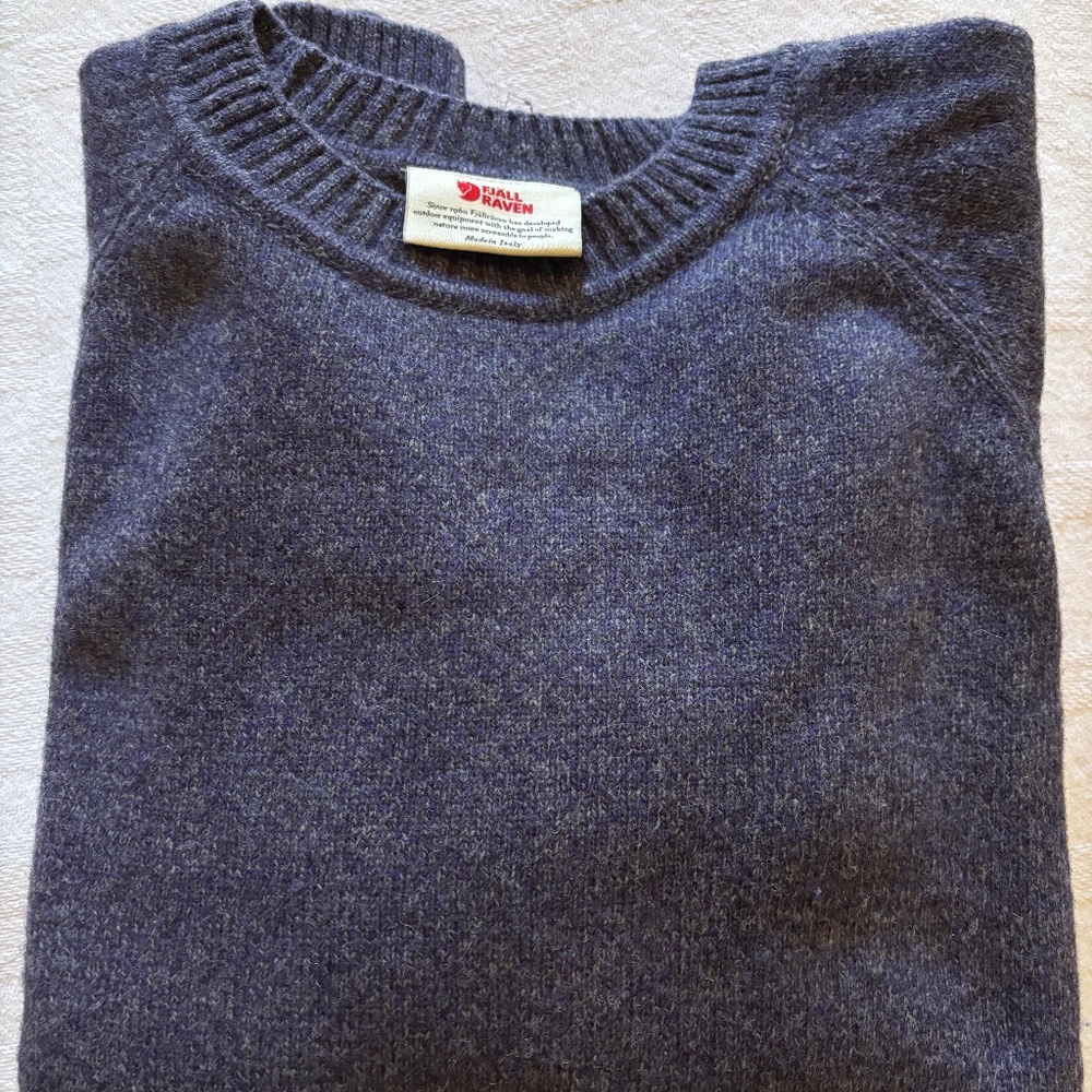 Fjallraven tweed sweater